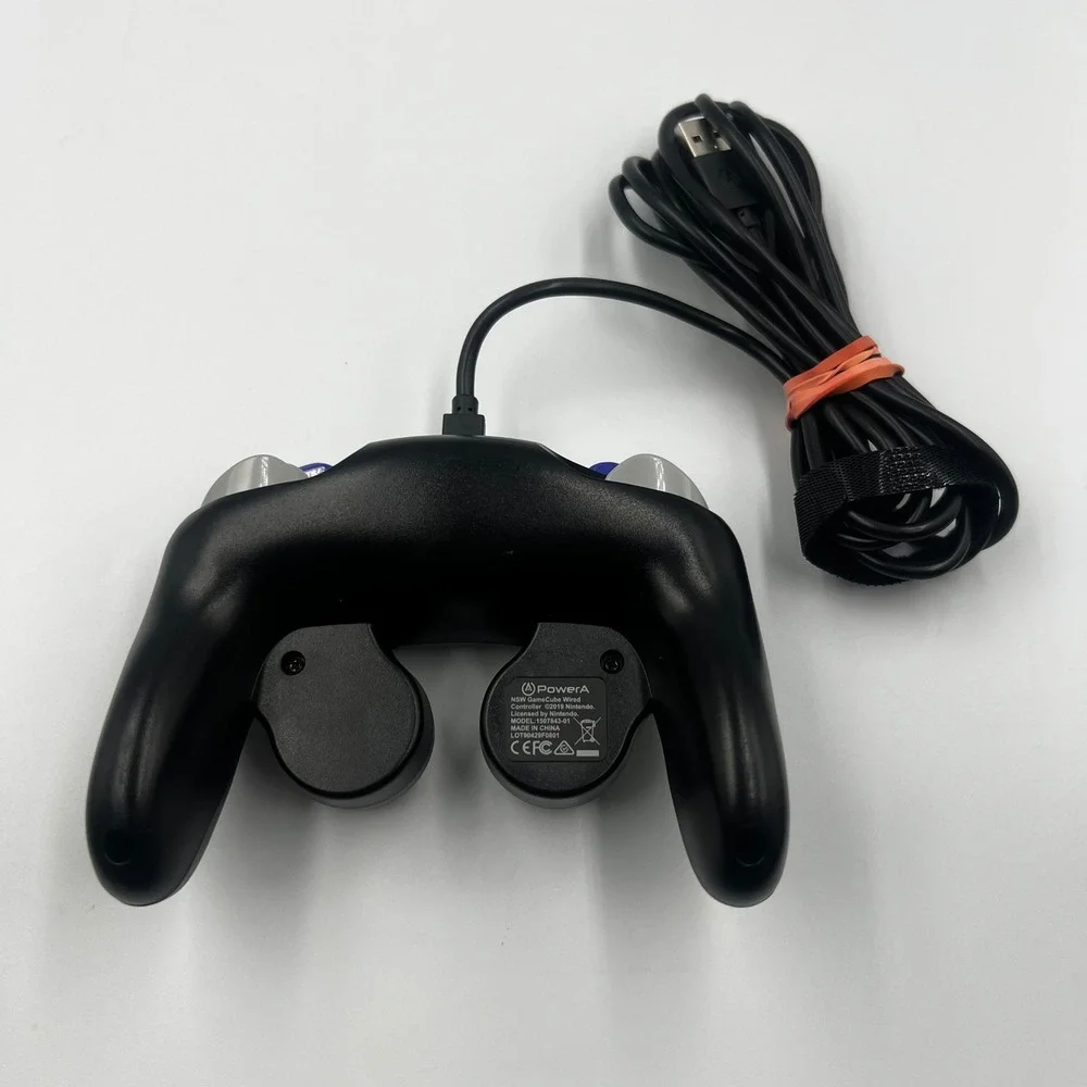 PowerA Nintendo Switch Wired GameCube Style Controller Black 1507843-01